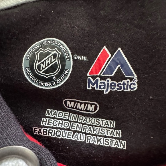 NHL Black and White Sweatshirt with Iconic Design - Picture 3 of 5